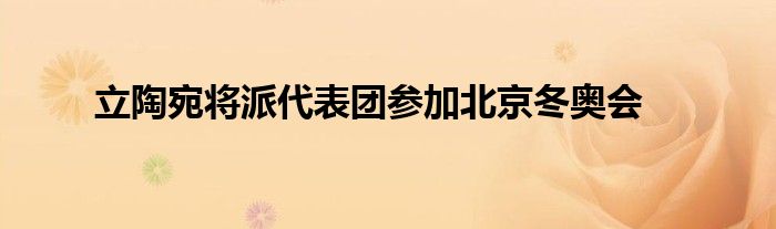 立陶宛將派代表團參加北京冬奧會