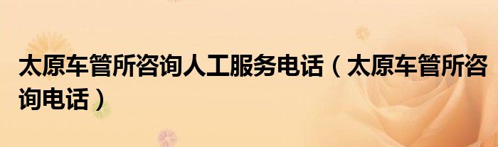 太原車管所咨詢?nèi)斯し针娫挘ㄌ嚬芩稍冸娫挘?class='thumb lazy' /></a>
		    <header>
		<h2><a  href=