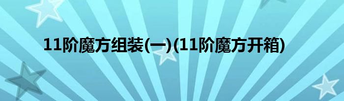 11階魔方組裝(一)(11階魔方開(kāi)箱)