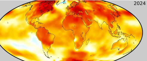 預(yù)計(jì) 2024 年將是全球氣溫首次超過(guò) 1.5°C 的年份